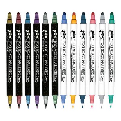 kuretake吴竹双头圆点笔可写可画