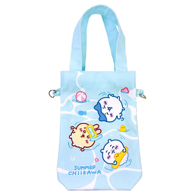 三丽鸥KT猫水杯帆布杯套手提斜挎