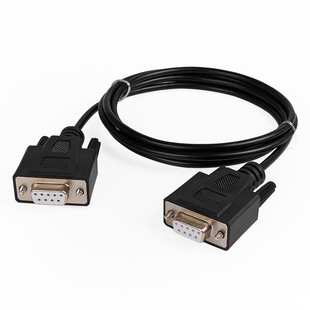 z-tek力特9孔母对母RS232全交叉串口线9孔转9孔232交叉串口连接线