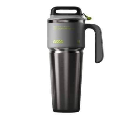 专为车载设计单手开盖保温杯