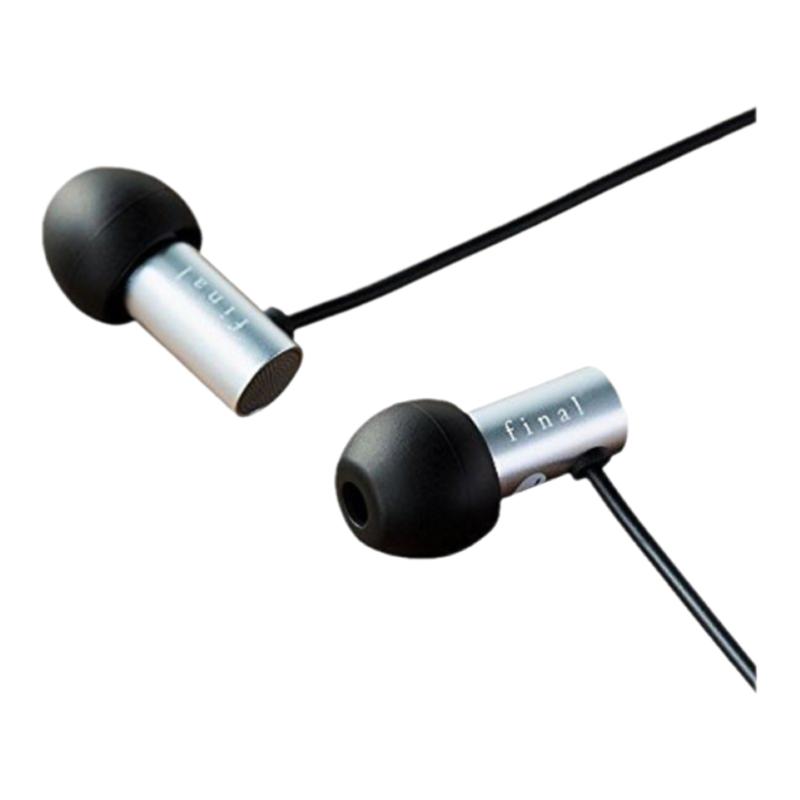 【日本直邮】Final普通有线耳机E2000耳道式耳机亚光银FI-E2DALS