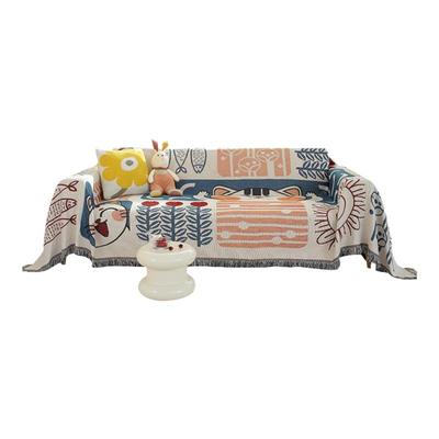 棉纱沙发巾北欧网红款