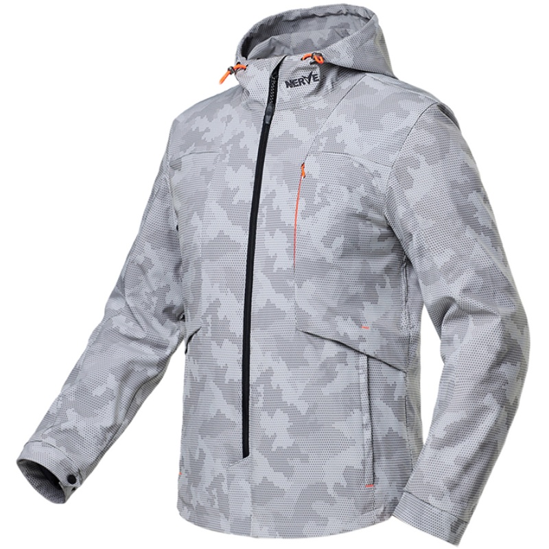 NERVE涅夫地平线骑行服男摩托车机车赛车休闲夹克冬季防风雨保暖