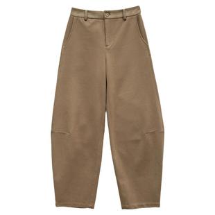 2025冬款阔腿裤女美拉德色系显瘦镰刀裤休闲长裤萝卜裤香蕉裤女