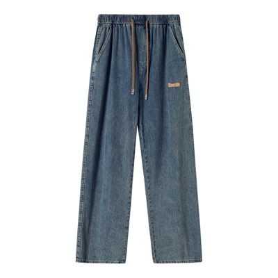 回力加绒牛仔裤男士秋冬季