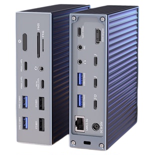 雷电4拓展坞Thunderbolt4扩展坞USB4.0Typec适用笔记本带2.5G网口
