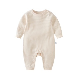 婴儿衣服冬天贴身打底衫新生宝宝纯棉睡衣秋冬内穿秋衣装连体哈衣