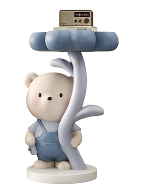 创意小熊树脂落地摆件乔迁礼物