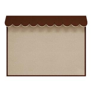 立体屋檐毛毡板照片墙复古高级感定制墙贴软木板留言板相片展示板