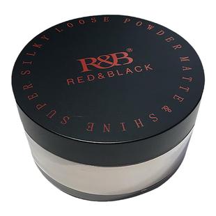 红与黑散粉大容量控油持妆定妆粉饼有色蜜粉黄黑皮舞台妆珠光细闪