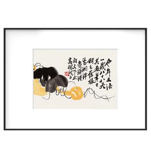 饰画客厅荣宝斋齐白石墨妙复刻画新中式卧室餐厅沙发背景墙挂画