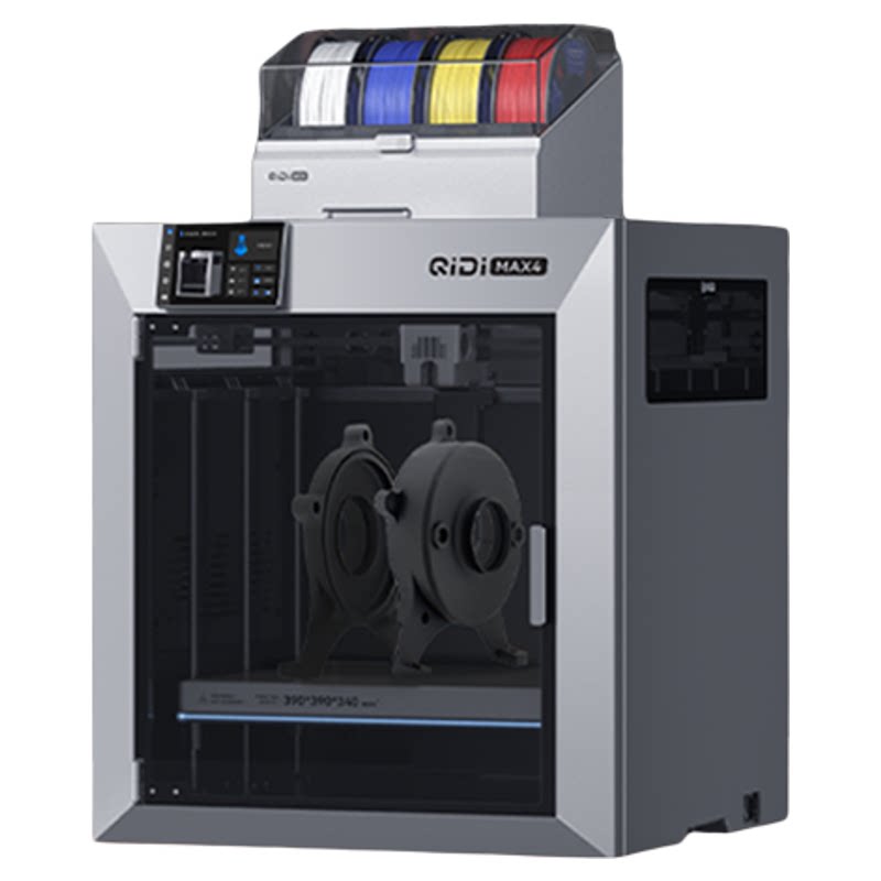 【工业级全能旗舰】QIDI起迪3D打印机Max4 390mm超大尺寸 65℃主动腔温加热 高速多色家用桌面AI监测摄像头
