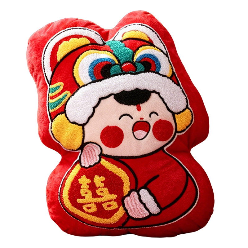 压床娃娃结婚一对新款高档婚礼婚房喜娃摆件婚庆婚床公仔情侣抱枕