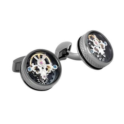 陀飞轮袖扣男士轻奢送男友礼物