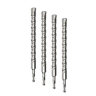 十字冲击钻头高硬度电锤圆方柄混凝土穿墙打孔过墙转头加长四刃钻