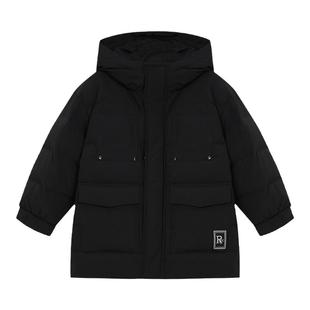 RBIGX瑞比克童装冬季新款百搭潮流连帽派克服长裤羽绒服