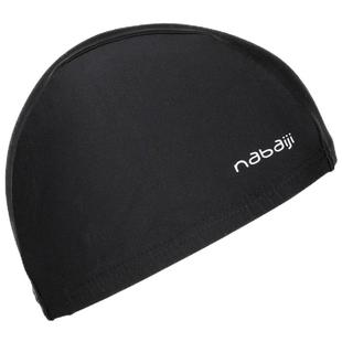 迪卡侬泳帽儿童布长发不勒头不防水护耳纯色舒适男女游泳IVA4