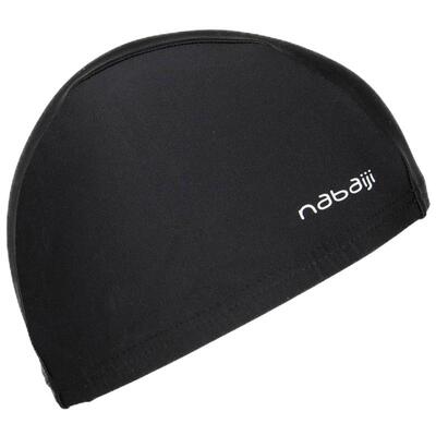 迪卡侬泳帽儿童布长发纯色护耳