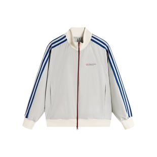 ATRY户外运动夹克男春季美式休闲宽松立领拉链撞色织带情侣外套女