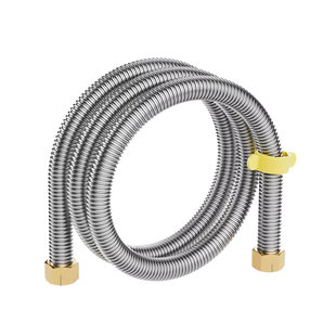 304不锈钢波纹管金属软管燃气马桶热水器进水管4分冷热高压连接管