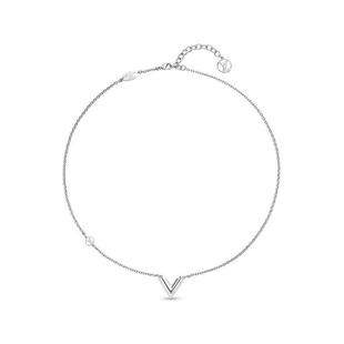 自营1h可退 Louis Vuitton路易威登项链20Essential银色吊坠配饰