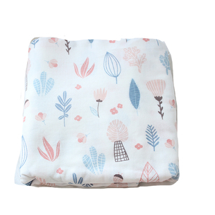 a类长绒棉双层纱布料婴儿级纯棉裸睡床品被套床单手工衣服面料