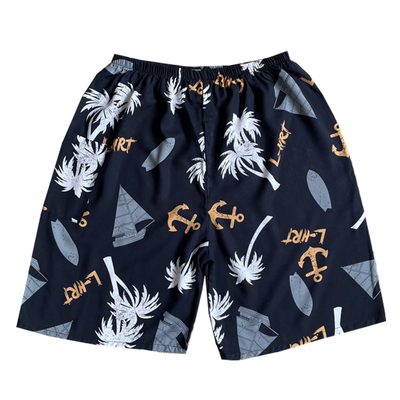 夏季短裤绵绸人造棉人造棉