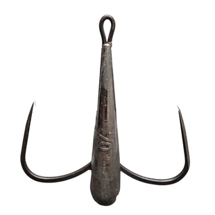 带铅锚钩刀锋蝴蝶钩二锚鱼钩锋利陀锚抛竿户外一体钩远投钩碳钢钩