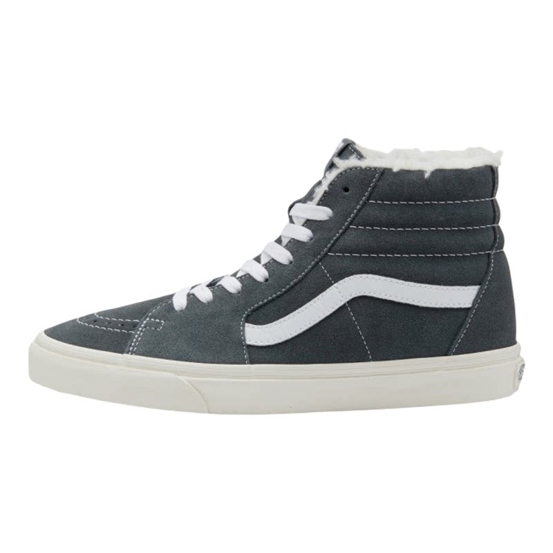 vans百搭时尚高帮麂皮情侣滑板鞋