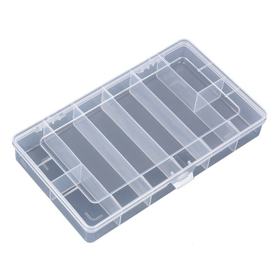 pp塑料盒固定8格数据线分类盒