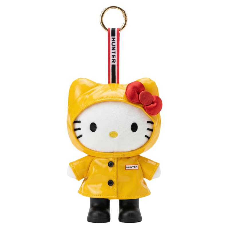 黄色雨衣Kitty711联名毛绒挂件