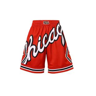 Mitchell&nessNBA官方男子公牛Big Face2.0系列Energy短裤