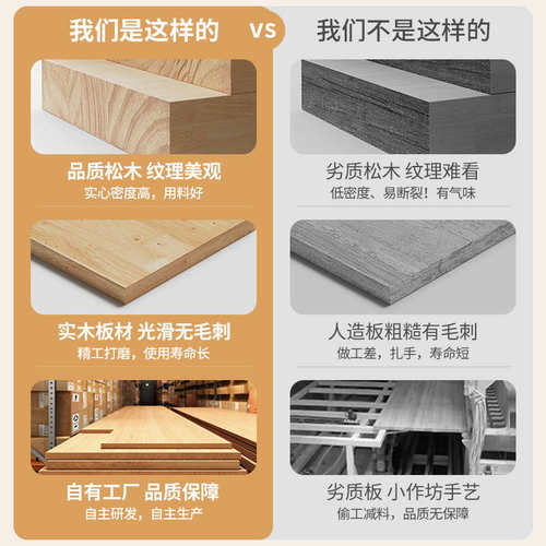 新疆包邮松木实木书架一体靠墙落地置物架儿童书柜学生家用储物柜