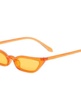 VINTAGETASTE 尖角窄镜片ins风网红同款防晒uv400墨镜太阳眼镜