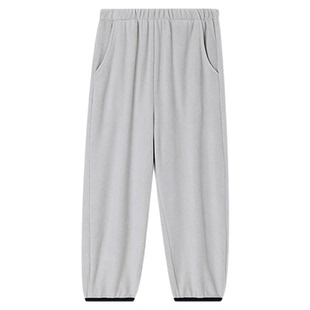 久岁伴男童睡裤秋冬厚款女童家居裤儿童裤子中大童加绒宽松防静电