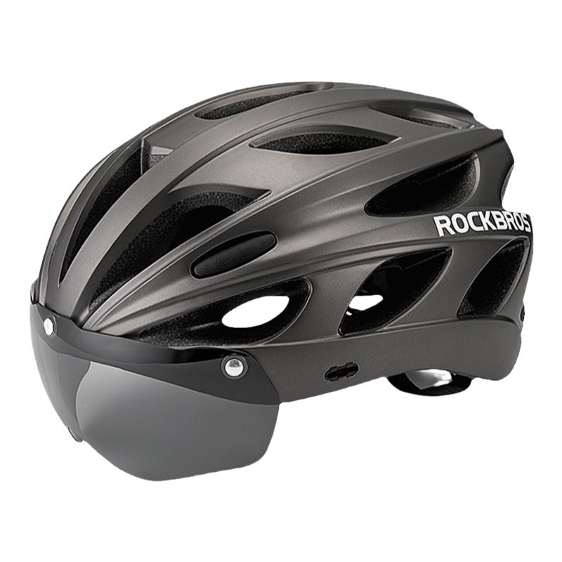 洛克兄弟骑行头盔男自行车头盔女青少年山地公路车儿童安全帽装备