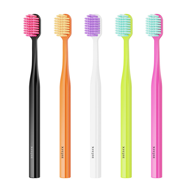 修洁宽头成人牙刷软毛舒适加宽刷头多巴胺清洁情侣牙刷旅行携带S