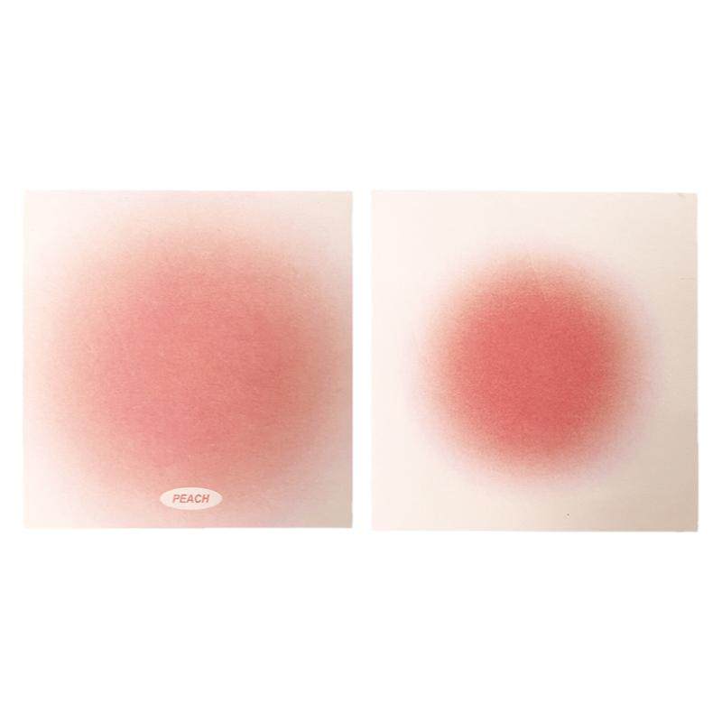 小红书同款纯欲风少女心便签本腮红光晕渐变便签备忘录手帐不可粘贴便利贴韩系记事本