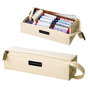 日本KOKUYO国誉笔袋官方一米新纯男孩子文具袋帆布女孩ins日系大容量小学生男生初中生高中女生铅笔盒旗舰店