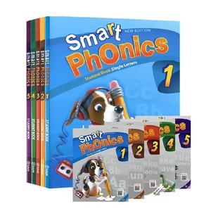smart phonics 少儿英语启蒙 phonics自然拼读教材书 1/2/3/4/5