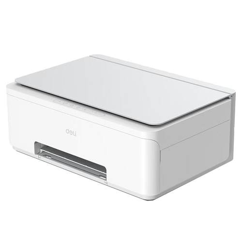 得力彩色喷墨多功能墨仓打印机L512Ws 打印复印扫描一体机无线WIFI连接远程打印家用小型照片打印机连供