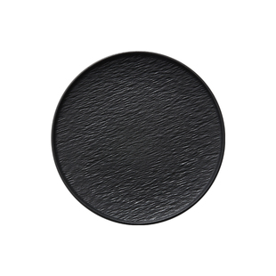 圆盘平盘西餐盘黑色磨砂牛排盘家用菜盘创意餐厅平盘子高级感餐具