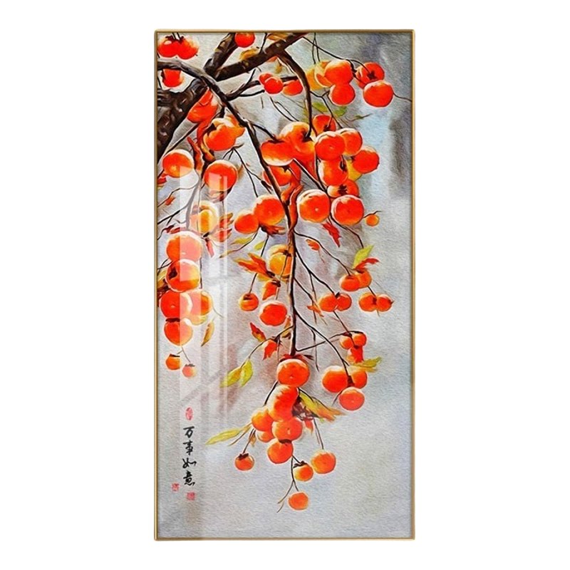 事事如意玄关装饰画好寓意挂画