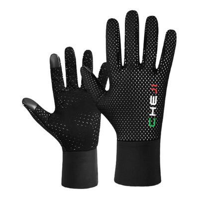 反光银膜骑行手套cheji