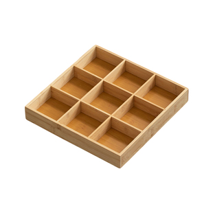 围炉煮茶九宫格干果盘水果零食盘客厅家用点心托盘分格盘瓜子拼盘