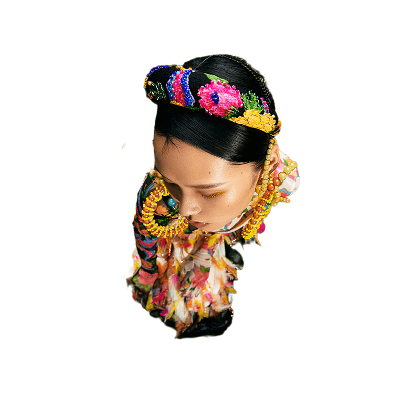 印花头饰钉珠发箍发饰