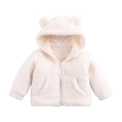 马克珍妮宝宝小耳朵舒棉绒外套
