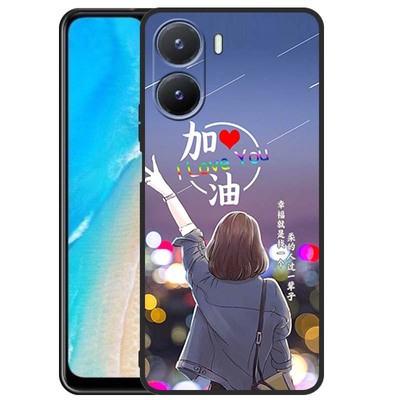 vivoy35手机壳V2230A全包防摔男士女款可爱硅胶软壳y35带挂绳钢化