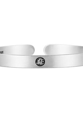 情侣足银八大守护神手镯转运手环