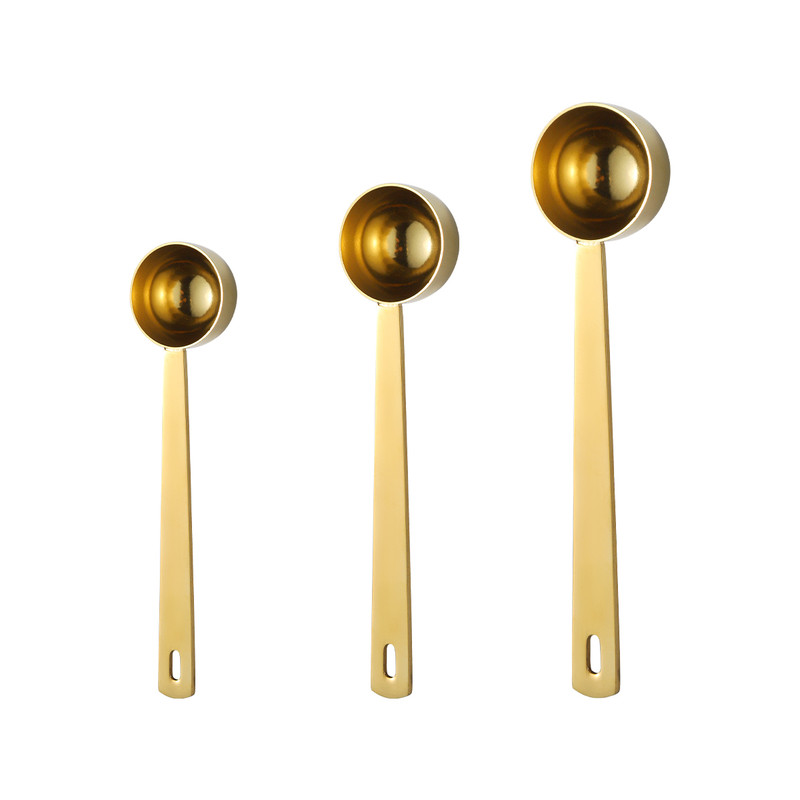 不锈钢量勺304奶茶店果粉勺咖啡奶粉勺子刻度勺计量勺10克15ml20g